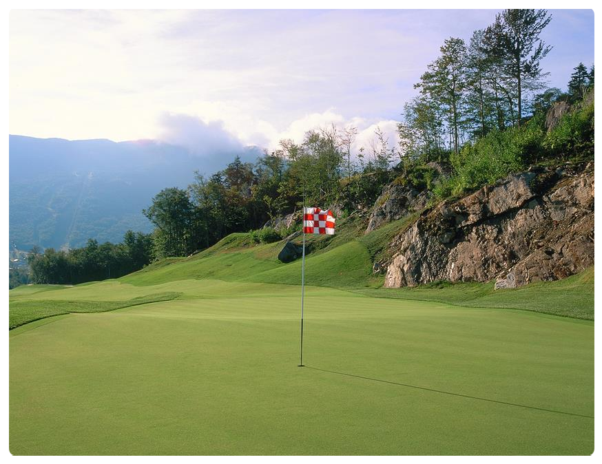 A view of The Mountain Course