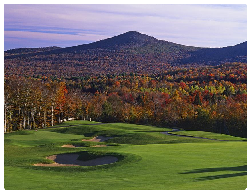 A view of the mountains at The Mountain Course